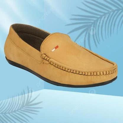 Voguehaven Men's Tan Loafers