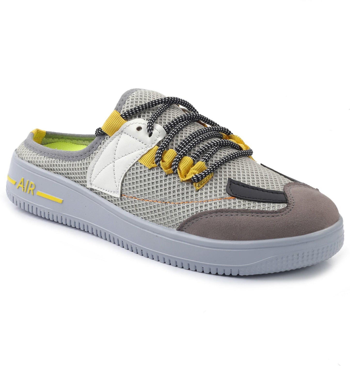 Voguehaven Woakers Grey Men's Casual Sneakers - VOGUEHAVENSTORE