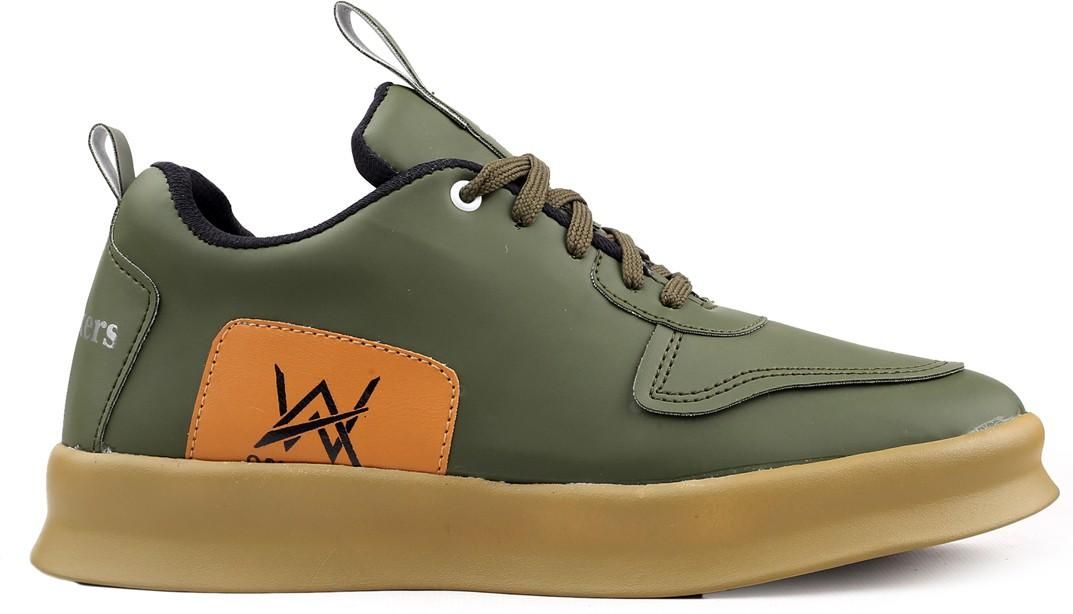 VogueHaven Woakers Green Men's Casual Sneakers - VOGUEHAVENSTORE